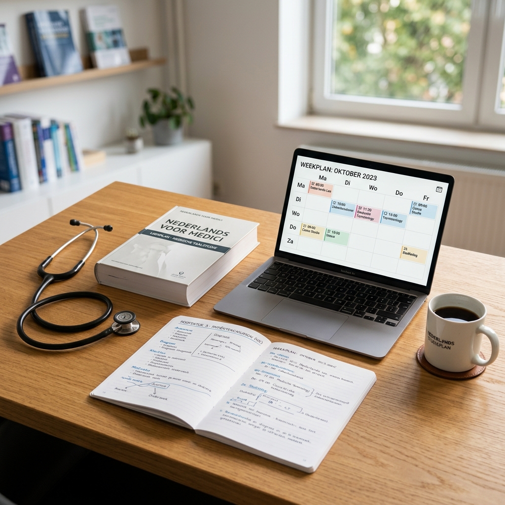 Nederlands B2+ studieplan voor medici